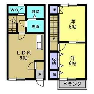 Flat DEM【1階】の間取り