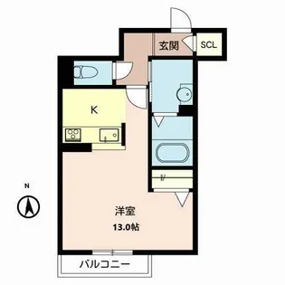 グラン・ブルー【O207号室】の間取り