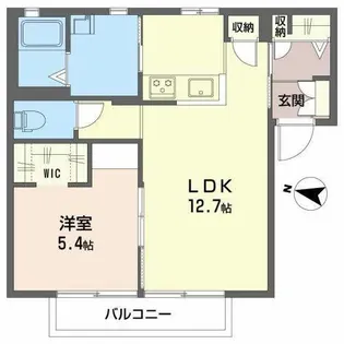 ハイツ丸山【0202号室】の間取り