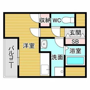 C-WING【1階】の間取り