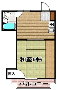 ベルコーポ【3階】の間取り