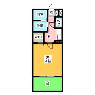 寄京南ハイツ【1階】の間取り