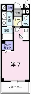 スカイルーム南条【103号室】の間取り