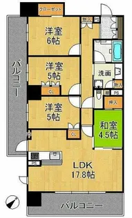 バンベール鶴舞【12階】の間取り