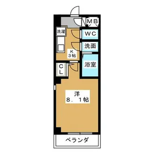 パルテ デル マーレ【2階】の間取り