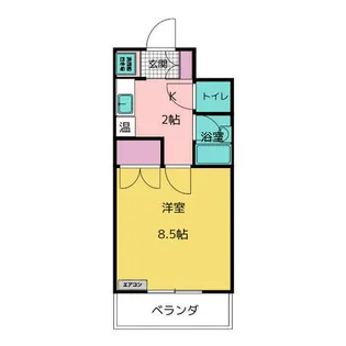 1Kの間取り画像