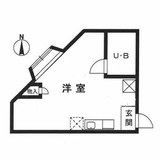 ハイツ福島【5階】の間取り