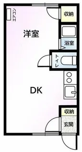 アボード2・1【205号室】の間取り