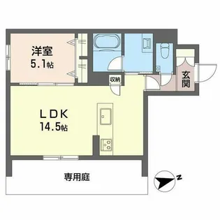 Wistar Hills Atsuta【0103号室】の間取り