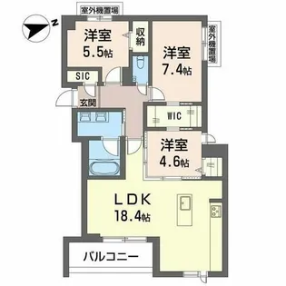 Wistar Hills Atsuta【0301号室】の間取り