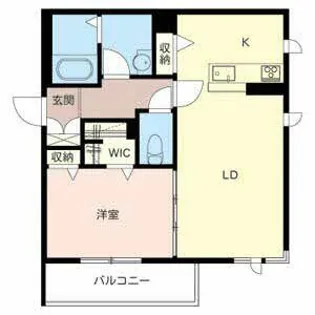 シャーメゾン新石切【0203号室】の間取り