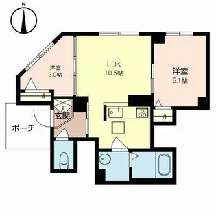 sha maison H【0101号室】の間取り