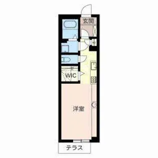 アルテランサ大宮【0102号室】の間取り