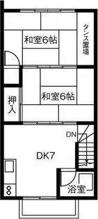 岩崎アパート【203号室】の間取り