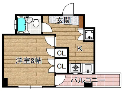 セントコージア城北【303号室】の間取り