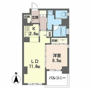 アンソレイエ覚王山【0501号室】の間取り