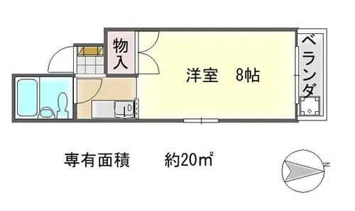 シンプルハイツベニス【5階】の間取り