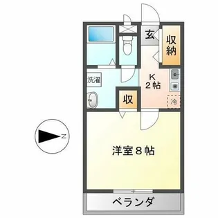 レジデンス千代田【3階】の間取り