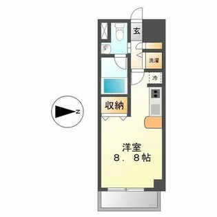 グランツ(glanz【2階】の間取り