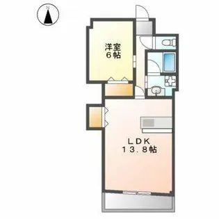 円上ヒルサイド【3階】の間取り