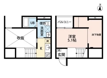 REFINED TASTE 三吉【1階】の間取り