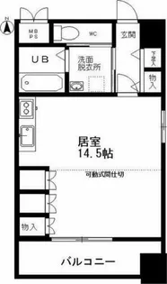 ゴールドヒルズ渡辺【5階】の間取り