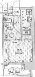 プレサンス桜通グレイス【4階】の間取り