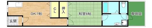 大阪府大阪市旭区太子橋1丁目【一戸建】の間取り