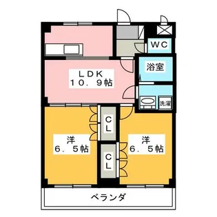 ツインビレッジ【3階】の間取り