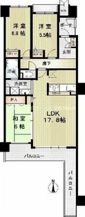 パデシオン京都駅前【2階】の間取り