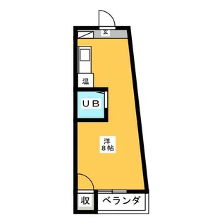 イル ボーン キャステロ【4階】の間取り