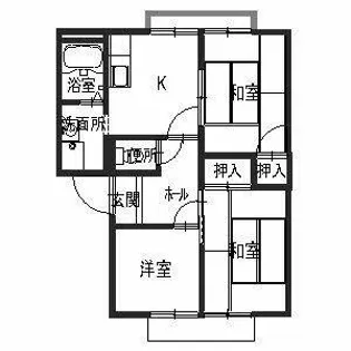 エクセルハイツ【0103号室】の間取り
