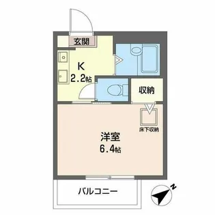 エスポアル【0202号室】の間取り