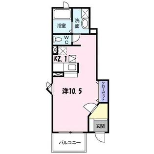 FLATS NKT【1階】の間取り