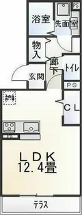 グリーンシティ竜美K棟【2階】の間取り
