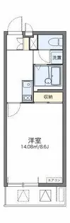 レオネクスト苅藻【204号室】の間取り