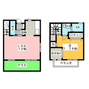 MYステージ B棟【1階】の間取り