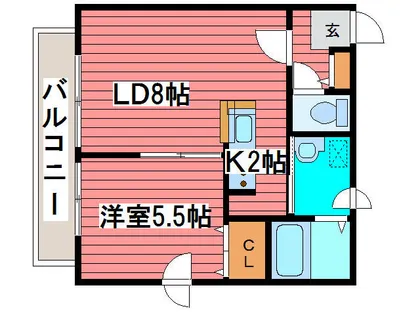 ESQUISSE-AYAMENO【4階】の間取り