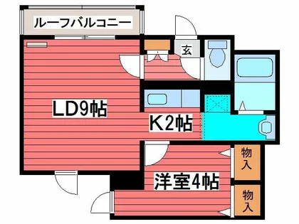 クレド月寒東【1階】の間取り
