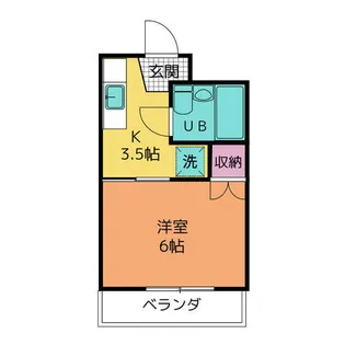 シャトレベール青山【1階】の間取り