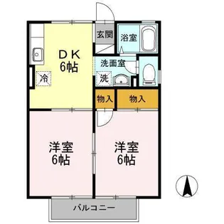 アルカンシェル【1階】の間取り