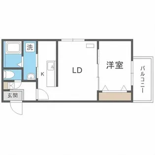 シティレジデンス南12条【5階】の間取り