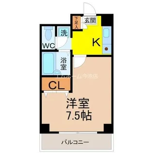 プチメゾン矢田【3階】の間取り