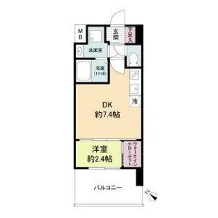 セレニテ元町アリエ【14階】の間取り