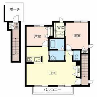 FOUR LEAF【1002号室】の間取り