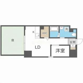 アイボリーポワント難波WEST【3階】の間取り