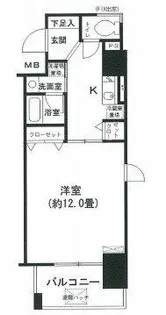 KHKコート西野田【8階】の間取り