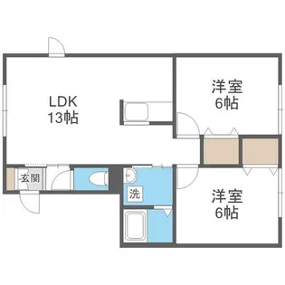 テラスハウス7-2【1階】の間取り
