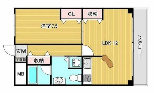 グランエトワール【403号室】の間取り