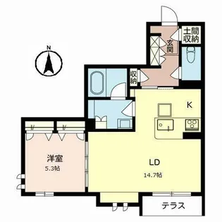 シャーメゾンZEN【0103号室】の間取り